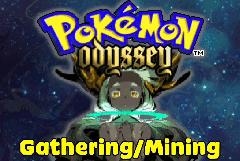 Pokemon Odyssey Gathering Mining