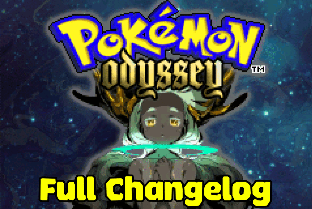Pokemon Odyssey Full Changelog