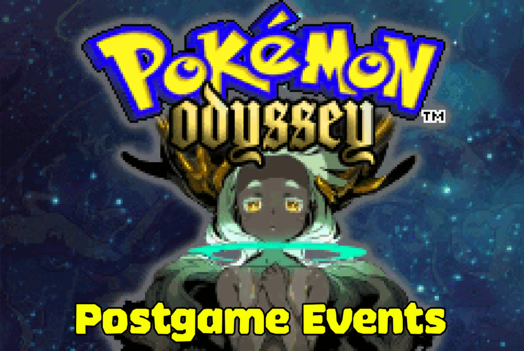 Pokemon Odyssey Postgame Events